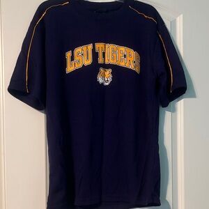 Pro Edge Purple LSU Tigers Short Sleeve Tee